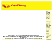 Tablet Screenshot of keys4classics.com